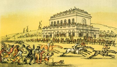Dr Syntax Loses His Money at the Race-Track at York by Thomas Rowlandson