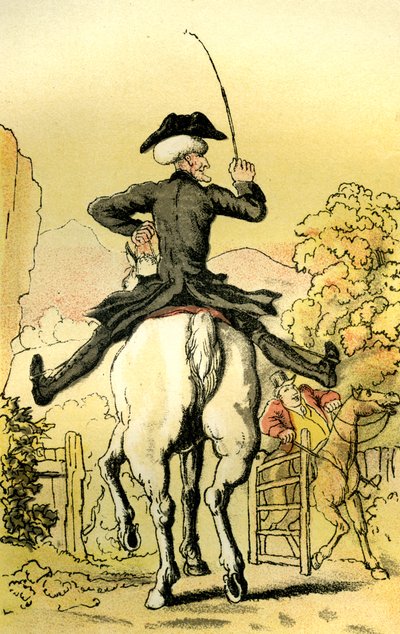 Dr Syntax Setting Out in Search of a Wife by Thomas Rowlandson