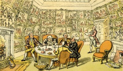 Dr Syntax with My Lord by Thomas Rowlandson