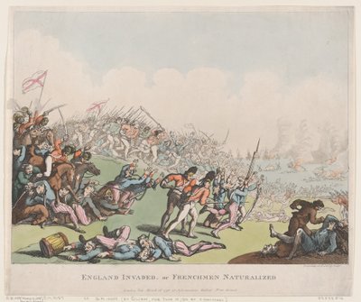 England Invaded, or Frenchmen Naturalized by Thomas Rowlandson
