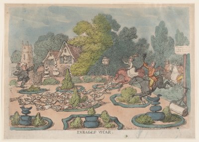 Enraged Vicar, March 1, 1807 by Thomas Rowlandson