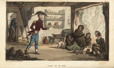 Ensign Johnny Newcome arriving at his Subalternter
