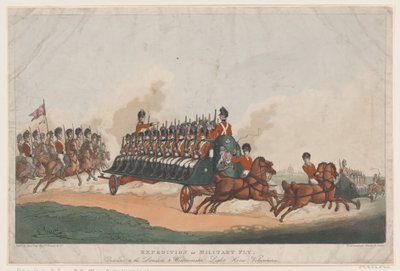 Expedition, or Military Fly, May 16, 1798 by Thomas Rowlandson