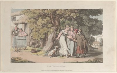 Fortune-telling, from The Vicar of Wakefield, May 1, 1817 by Thomas Rowlandson