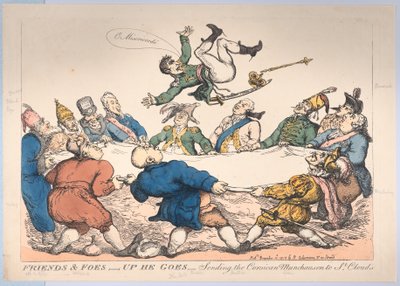 Friends and Foes-Up He Goes-Sending the Corsican Munchausen to St. Cloud
