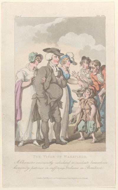 Frontispiece: The Vicar of Wakefield, from The Vicar of Wakefield by Thomas Rowlandson