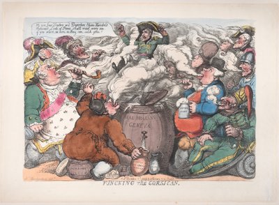 Funcking the Corsican, December 6, 1813 by Thomas Rowlandson