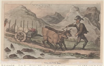 Going Sick to the Rear, from The Military Adventures of Johnny Newcome, 1815 by Thomas Rowlandson