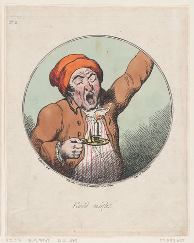 Good Night, November 1, 1799 by Thomas Rowlandson
