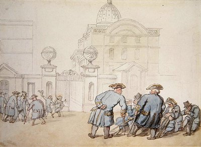 Greenwich Hospital by Thomas Rowlandson