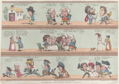 Grotesque Borders for Rooms & Halls, [November 20, 1800], reprint by Thomas Rowlandson