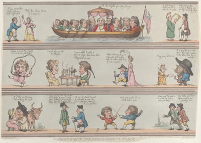 Grotesque Borders for Rooms & Halls, reprint by Thomas Rowlandson