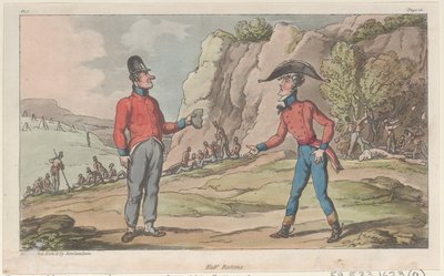 Half Rations, from The Military Adventures of Johnny Newcome by Thomas Rowlandson