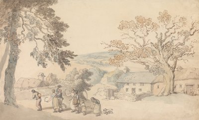 Harvesters Setting Out by Thomas Rowlandson