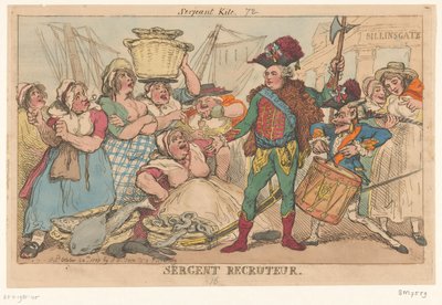 Duke of Orléans Among the Fishwives, 1789 by Thomas Rowlandson