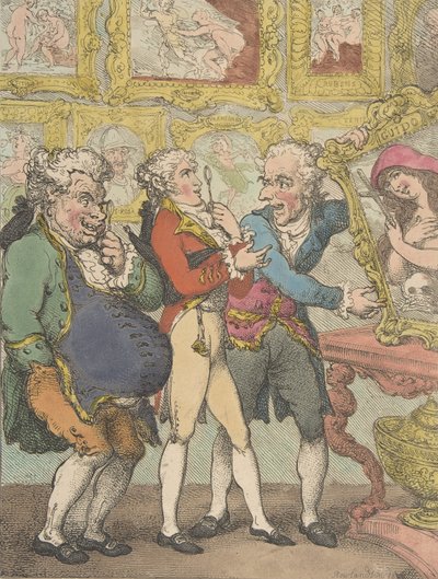 Italian Picture Dealers Humbugging My Lord Anglaise by Thomas Rowlandson