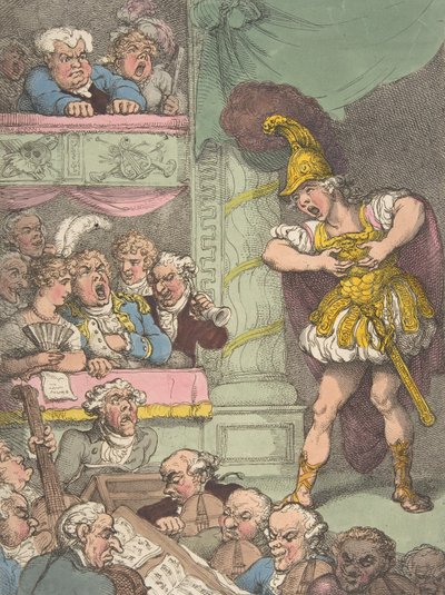 John Bull at the Italian Opera by Thomas Rowlandson