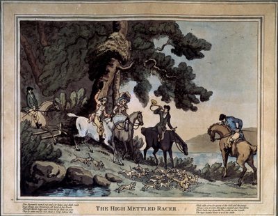 The High Mettled Racer by Thomas Rowlandson