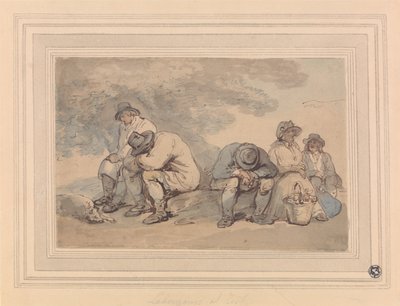 Labourers at Rest by Thomas Rowlandson