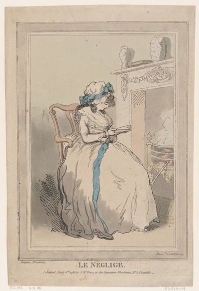 Le Négligé by Thomas Rowlandson
