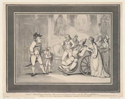 Lieutenant Bowling Pleading the Cause of Young Rory to his Grandfather by Thomas Rowlandson