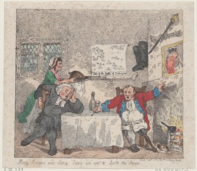 Long Sermons and Long Sieges are Apt to Lull the Senses by Thomas Rowlandson