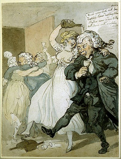 Love and Law by Thomas Rowlandson