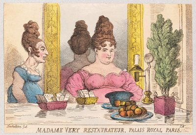 Madame Very, Restaurateur, Palais Royal, Paris by Thomas Rowlandson