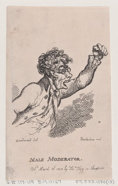 Male Moderator by Thomas Rowlandson
