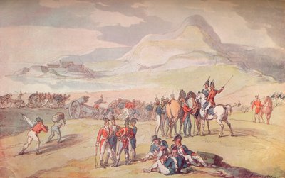 Military Scene: Landing Troops and Guns by Thomas Rowlandson