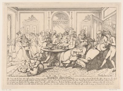 Miseries Personal, June 12, 1807 by Thomas Rowlandson