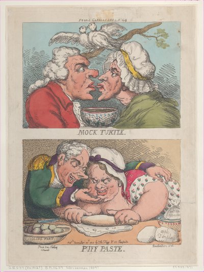 Mock Turtle, Puff Paste, November 20, 1810 by Thomas Rowlandson