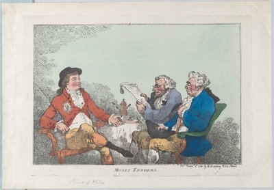 Money Lenders by Thomas Rowlandson