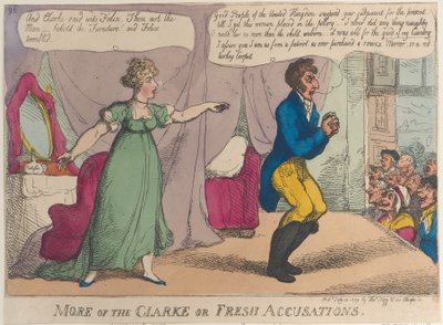 More of the Clarke or Fresh Accusations by Thomas Rowlandson