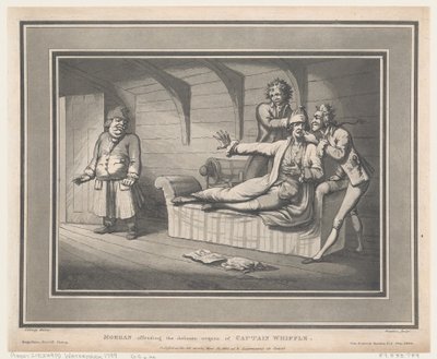 Morgan Offending The Delicate Organs of Captain Whiffle by Thomas Rowlandson