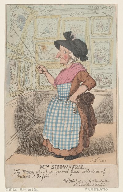 Mrs. Showell, the Woman who shows General Guise