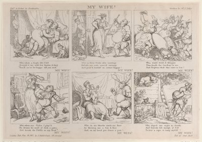 My Wife! by Thomas Rowlandson