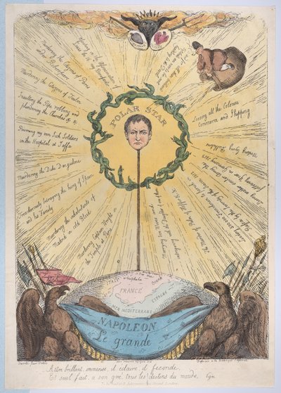 Napoleon Le Grande, December 2, 1813 by Thomas Rowlandson