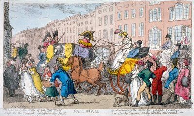 Pall Mall by Thomas Rowlandson