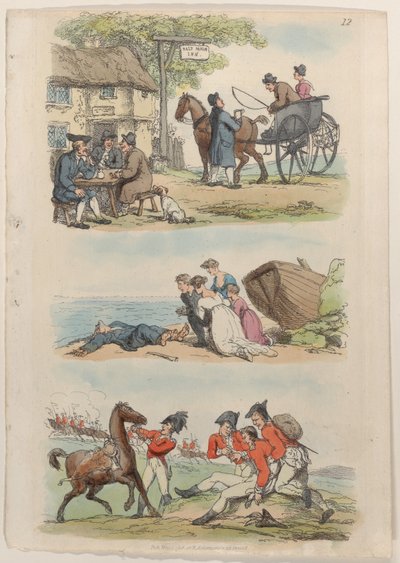 Plate 12, from World in Miniature, 1816 by Thomas Rowlandson