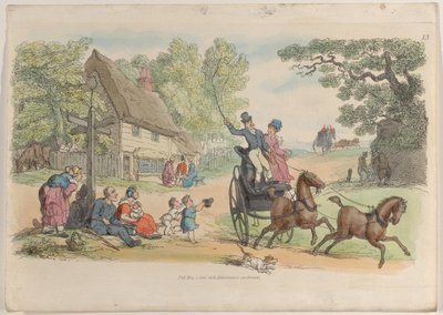 Plate 13, from World in Miniature, 1816 by Thomas Rowlandson