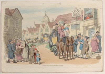 Plate 19, from World in Miniature by Thomas Rowlandson