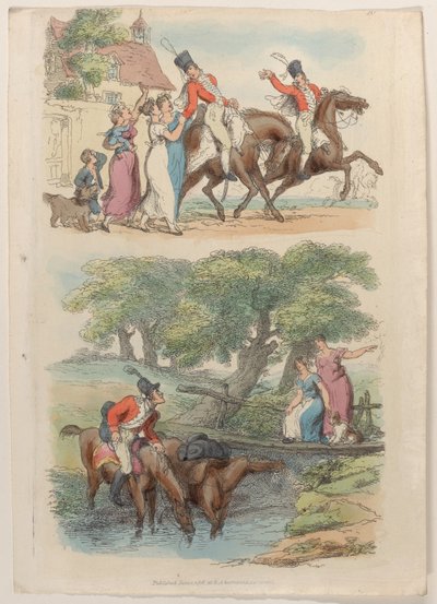 Plate 20, from World in Miniature by Thomas Rowlandson