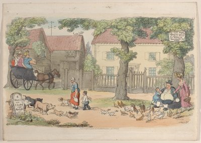 Plate 32, from World in Miniature, 1816 by Thomas Rowlandson