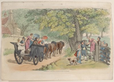 Plate 33, from World in Miniature by Thomas Rowlandson
