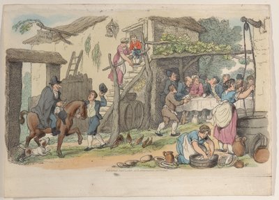 Plate 34, from World in Miniature by Thomas Rowlandson