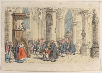 Plate 38, from World in Miniature, 1816 by Thomas Rowlandson