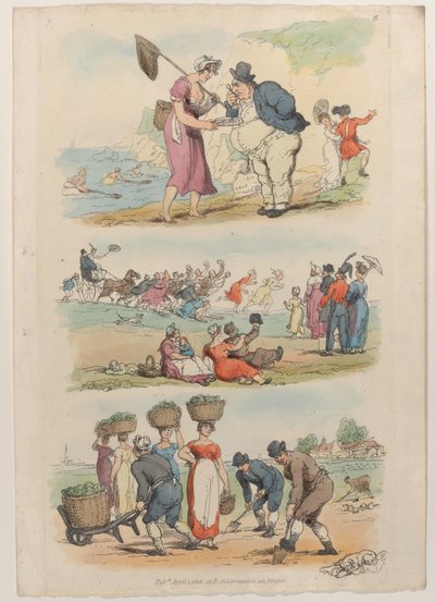 Plate 8, from World in Miniature, 1816 by Thomas Rowlandson