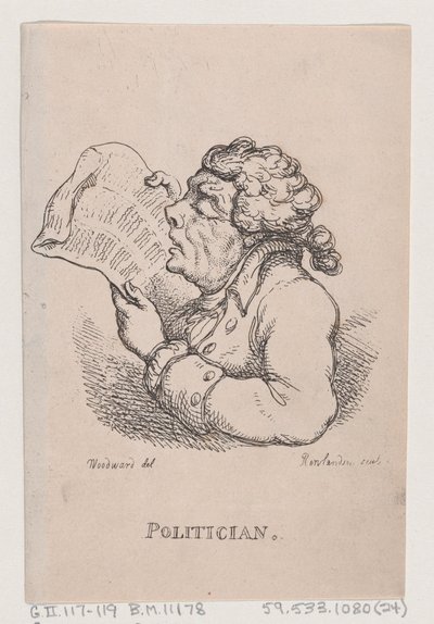 Politician, April 1808 by Thomas Rowlandson