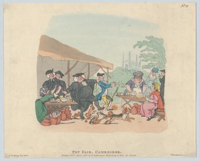 Pot Fair Cambridge, May 1, 1803 by Thomas Rowlandson